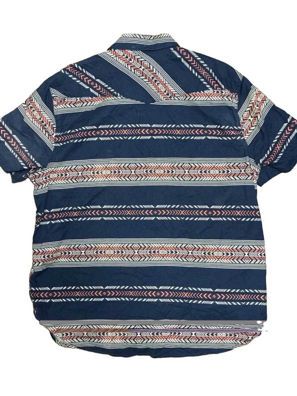 Lucky Brand Aztec Boho Pearl Snap button Western Southwestern Men's Shirt Jacket